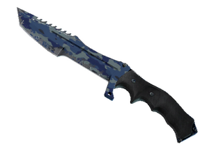 ★ Huntsman Knife | Bright Water (Well-Worn)