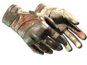 ★ Moto Gloves | POW! (Battle-Scarred)